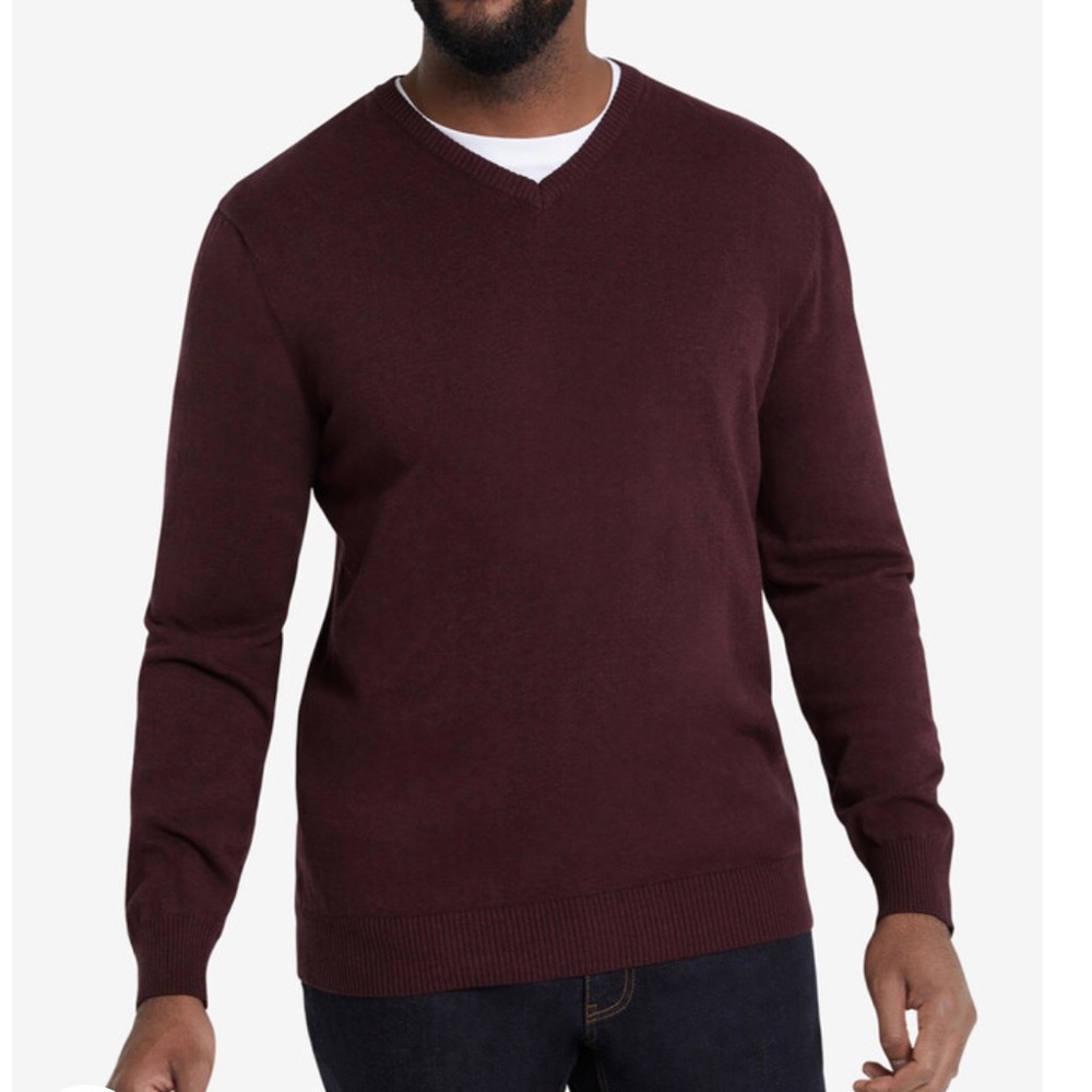 NWT Johnny Bigg Essential Vneck Sweater Size 8XL